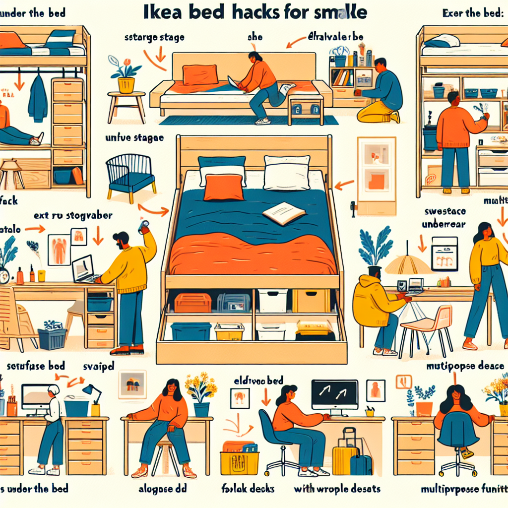 IKEA Bed Hacks: Maximizing Space in Small Rooms