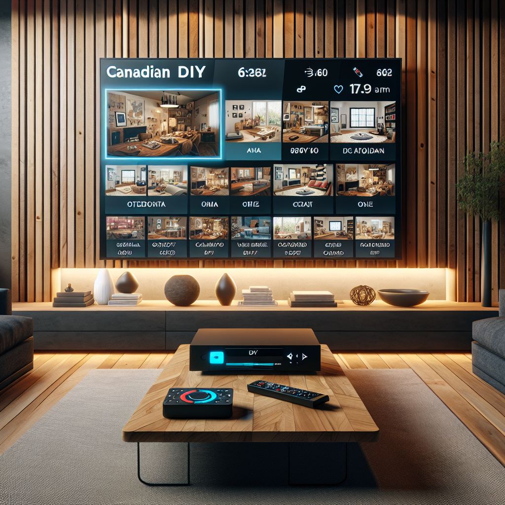 Enhancing Your Home: IPTV Options for Canadian DIY Channels