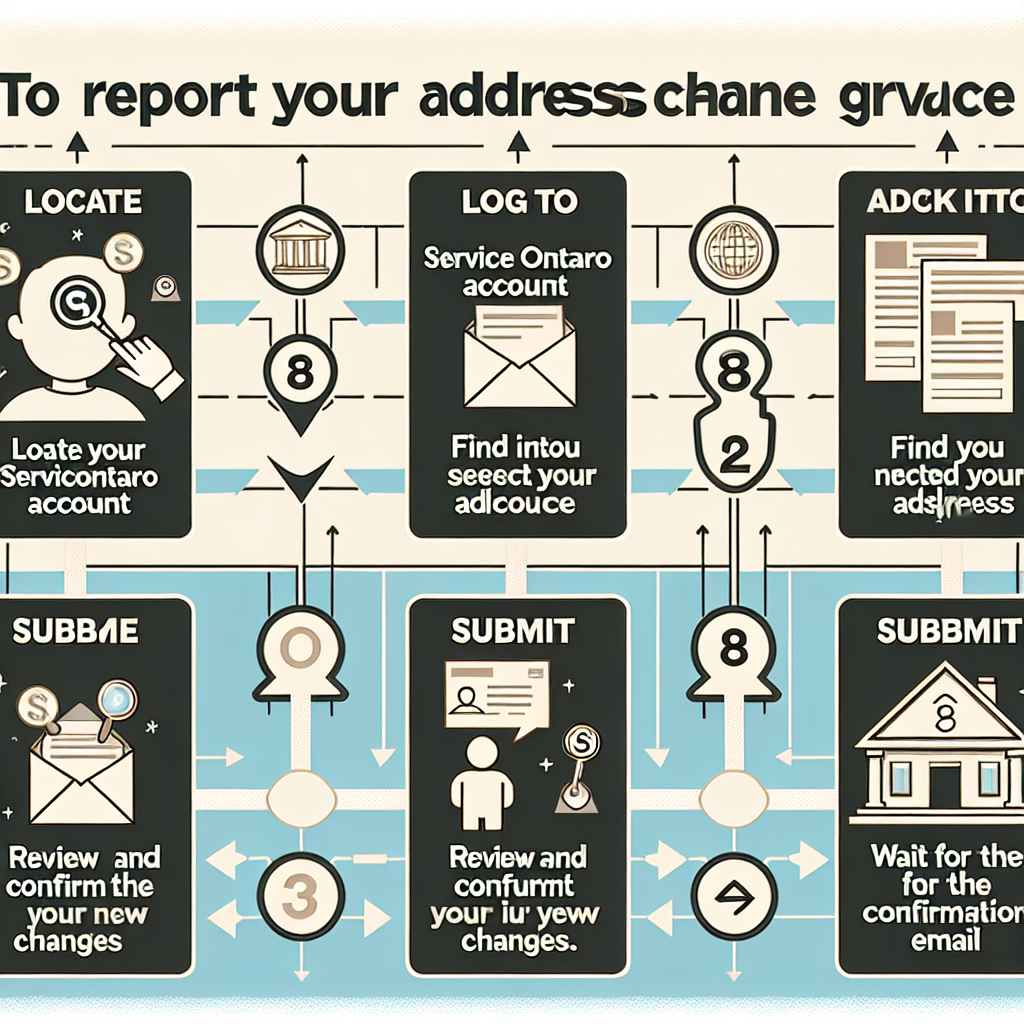 Steps to Notify ServiceOntario of Your Address Change