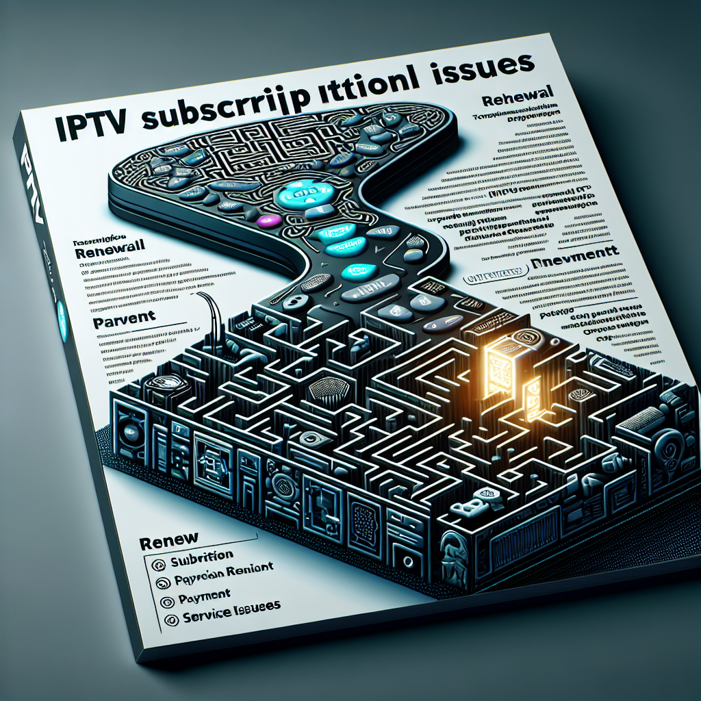 Navigating IPTV Subscription Renewal Issues: A Comprehensive Guide